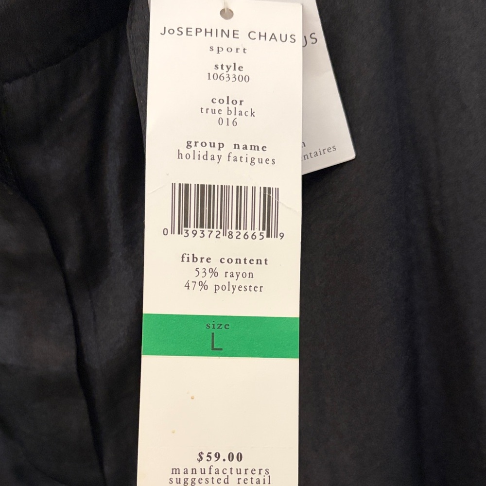Josephine Chaus Sport Holiday Fatigue Pants - Picture 6 of 6